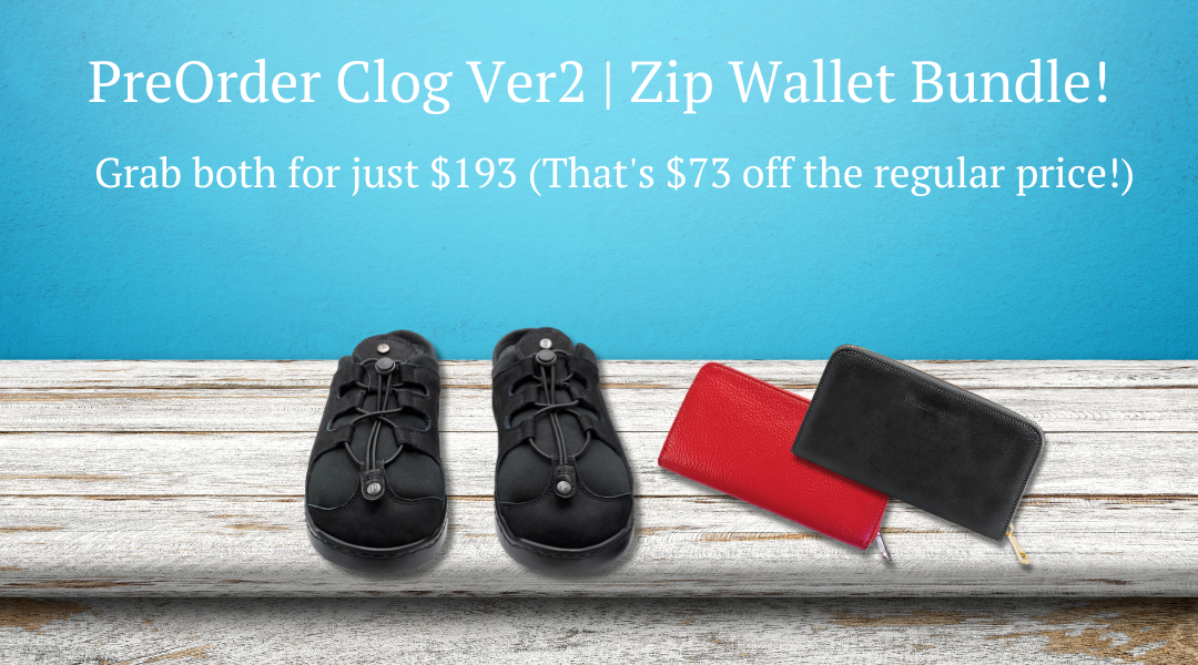 EarlyBird | PreOrder Clog Ver2 + Italian Leather Wallet Bundle