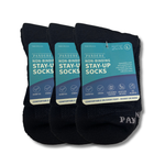 PANDERE Ankle Socks with Relaxed Fit Tops - Bundle of 3 pair