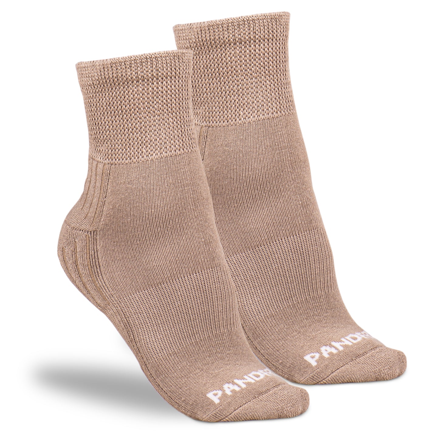 PANDERE Ankle Socks with Relaxed Fit Tops - Bundle of 3 pair